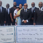 2026 Joe Brown Memorial Scholarship recipients with Beehive Lodge #779 members